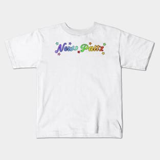 New Paltz Rainbow Stars Kids T-Shirt